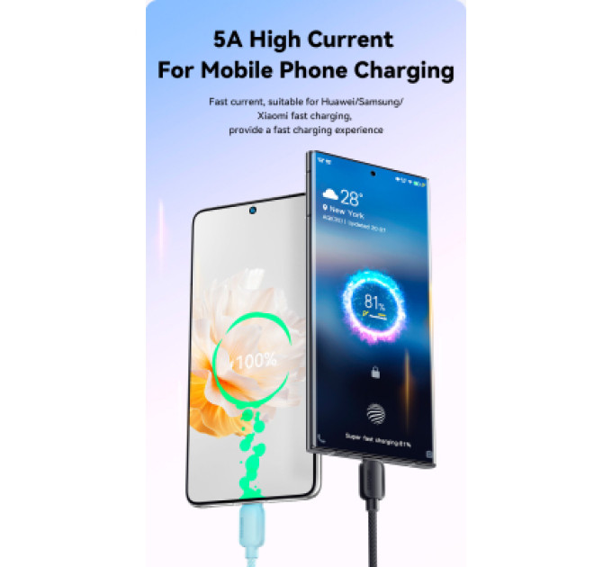 Essager Дата кабель USB-C to USB-C 2.0m 100W black Essager (EXCTT1-WLA01-P)