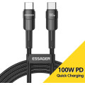 Essager Дата кабель USB-C to USB-C 2.0m 100W black Essager (EXCTT1-XCA01)