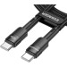 Essager Дата кабель USB-C to USB-C 2.0m 100W black Essager (EXCTT1-XCA01)