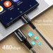 Essager Дата кабель USB-C to USB-C 3.0m 100W black Essager (EXCTT1-CGC01)