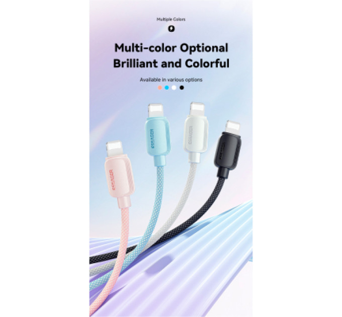 Essager Дата кабель USB-C to Lightning 1.0m 20W white Essager (EXCTL-WL02-P)