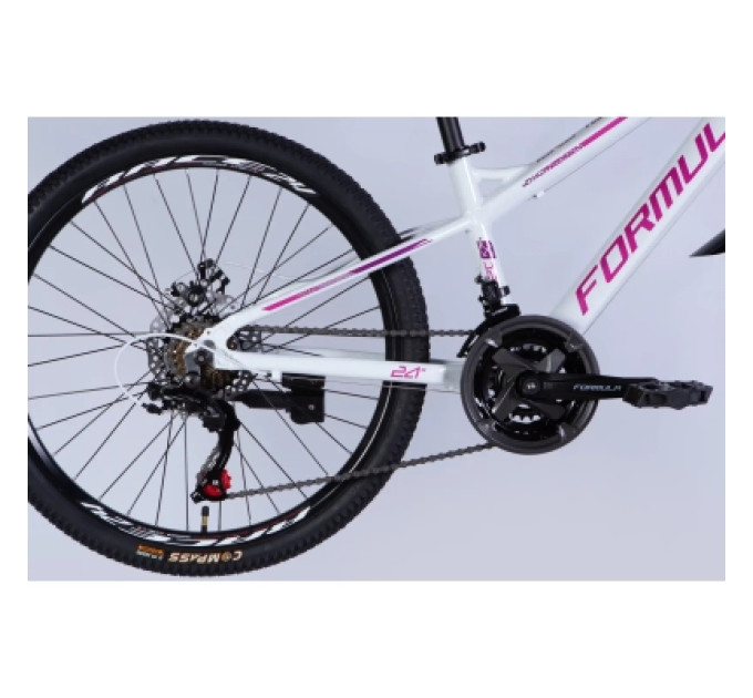 Formula Велосипед Formula 24" BLACKWOOD DD FR рама-12,5" AL 2026 біло-рожевий (OPS-FR-24-444)
