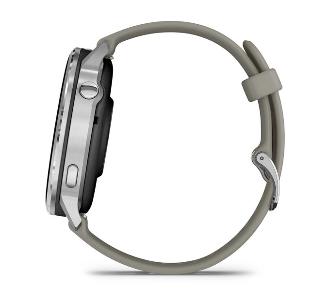 Garmin Смарт-годинник Garmin Venu 4 45mm Silver with Siliver Gray Silicone (010-03014-41)