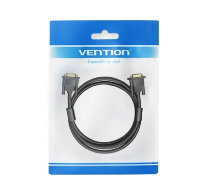 Vention Кабель мультимедійний VGA M to VGA M 1.0m ferrite black Vention (DAEBF)