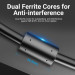 Vention Кабель мультимедійний VGA M to VGA M 1.0m ferrite black Vention (DAEBF)