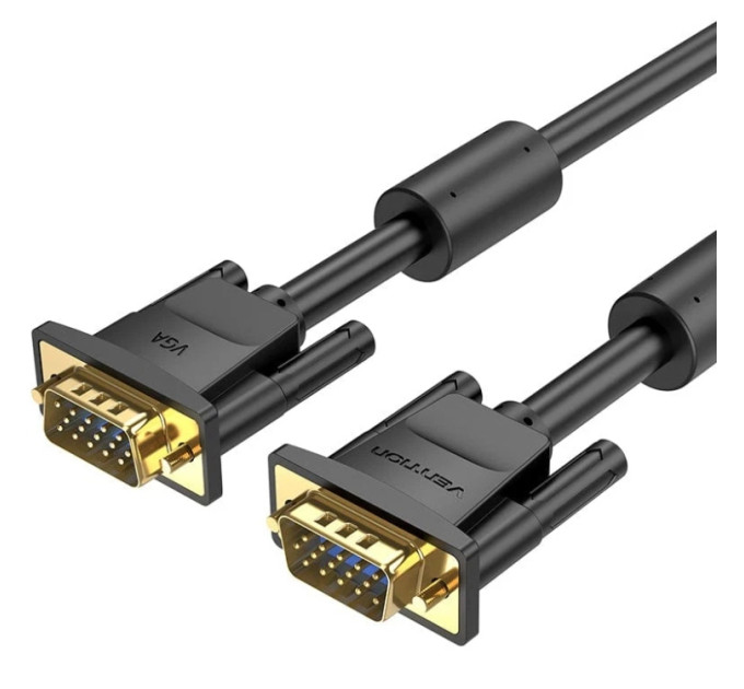 Vention Кабель мультимедійний VGA M to VGA M 1.0m ferrite black Vention (DAEBF)