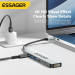 Концентратор  Essager USB-C 7-in-1 HDMI + USB 3.2 + USB-C + SD/TF gray (EHB07-QH0G-Z)