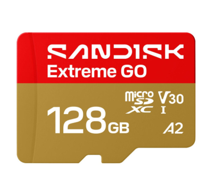 SanDisk Карта пам'яті SanDisk 128GB microSDXC class 10 UHS-I Extreme GO (SDSQXGN-128G-GN6MN)