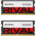 Goodram Модуль пам'яті для ноутбука SoDIMM DDR5 64GB (2x32GB) 5600 MHz Rival Goodram (GGEES5-56L40/64GDC)