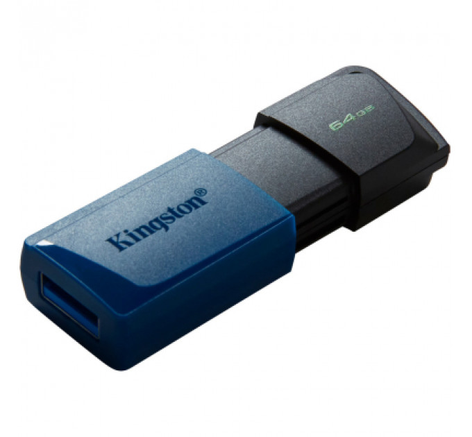 USB флеш накопичувач Kingston 2x64GB DataTraveler Exodia M Black/Blue USB 3.2 (DTXM/64GB-2P)