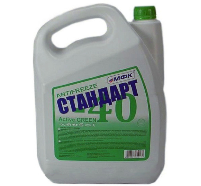 МФК Антифриз МФК "Active Green -40" (-32C) ТМ "Стандарт" ПЕ кан 9,65 кг (43194)