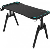 Комп'ютерний стіл GT Racer GT Racer T-1444 (140x60x73) Black (T-1444 (140x60x73) Black)
