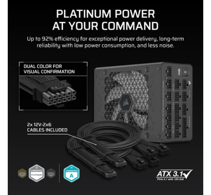 Corsair Блок живлення Corsair 1200W HX1200i (CP-9020307-EU)