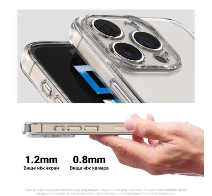 Armorstandart Чохол до мобільного телефона Armorstandart Air OPPO Reno15 5G Camera cover Clear (ARM89902)