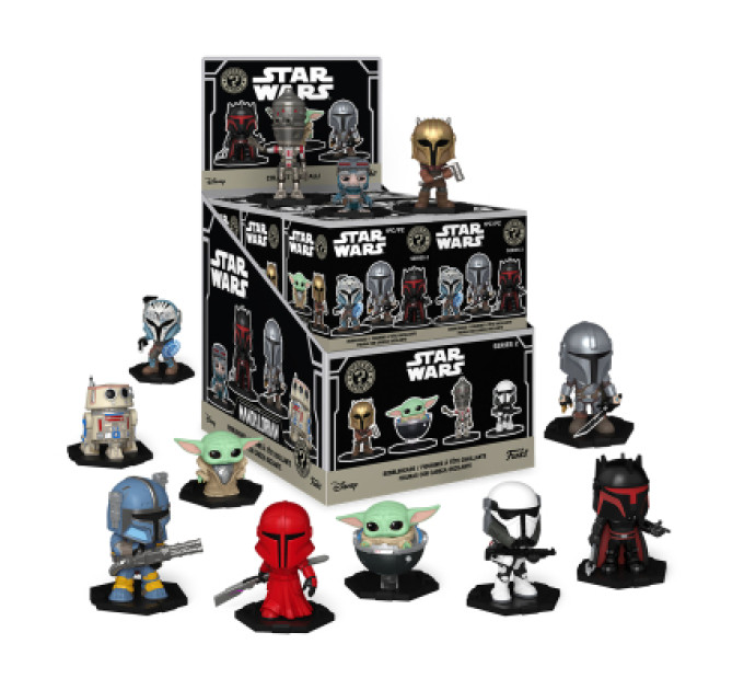Funko Pop Фігурка Funko Pop сюрприз Mystery Minis Star Wars Мандалорець S2 (81366)