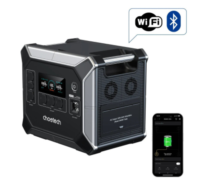 Choetech Зарядна станція Choetech BS067 2400W 2048Wh (BS067)