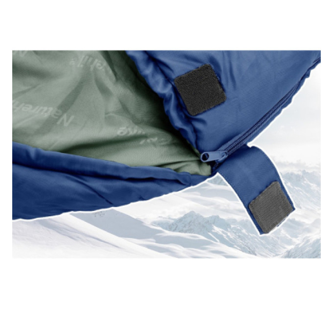 Naturehike Спальний мішок Naturehike з капюшоном MJ600 CNK2300SD014, темно-блакитний (6976507663977)