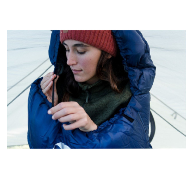 Naturehike Спальний мішок Naturehike з капюшоном MJ600 CNK2300SD014, темно-блакитний (6976507663977)