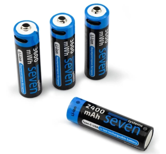 SEVEN Systems Акумулятор SEVEN Systems SEVENAA1.5VLi-ion4