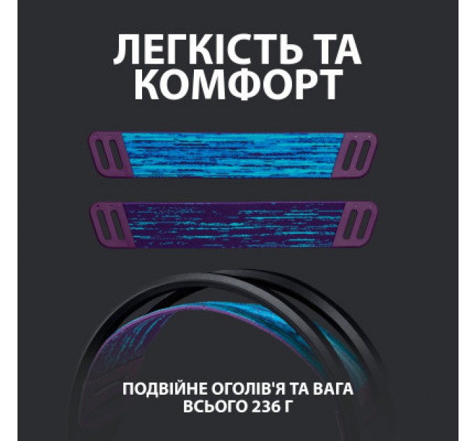 Навушники Logitech G535 Lightspeed Wireless Gaming Headset Black (981-000972)