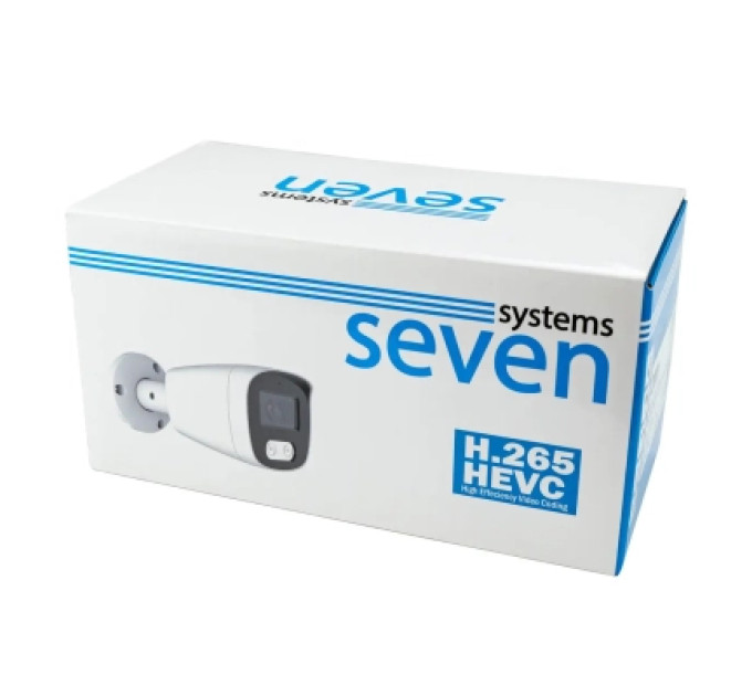 SEVEN Systems Камера відеоспостереження SEVEN Systems IP1022PA (2.8) white