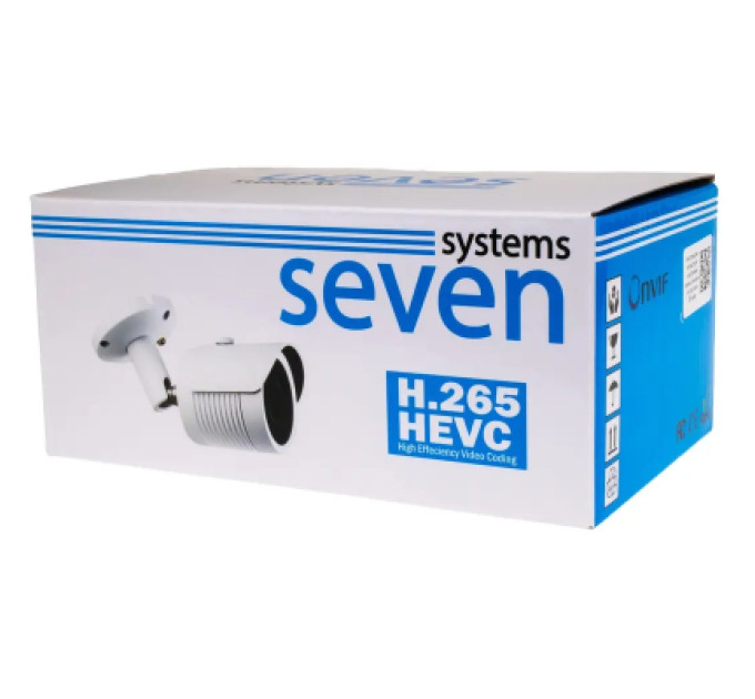 SEVEN Systems Камера відеоспостереження SEVEN Systems IP7225PA-DL (2.8) white