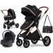 Kidilo Коляска Kidilo 3в1 H2D (Black) (1111556)