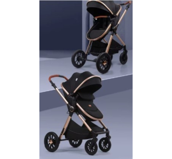 Kidilo Коляска Kidilo 3в1 H2D (Black) (1111556)