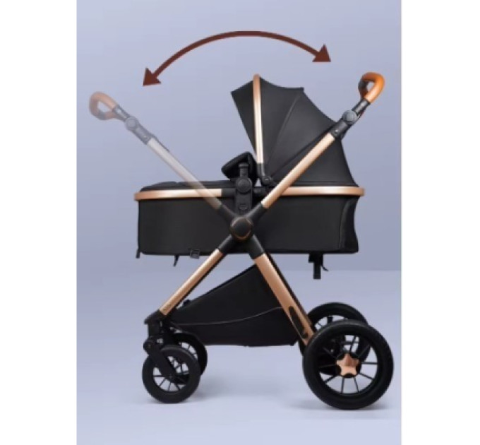Kidilo Коляска Kidilo 3в1 H2D (Black) (1111556)