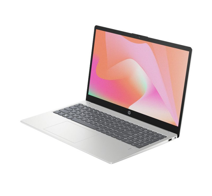 Ноутбук HP 15-fc0115ua 15.6" FHD IPS AG, AMD R5-7520U, 16GB, F512GB, UMA, DOS, сріблястий