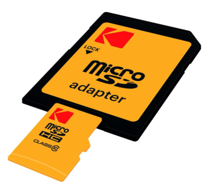 Kodak Карта пам'яті Kodak 16GB microSDHC class 10 UHS-I (EKMSDM16GHC10CJ60K)