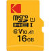 Kodak Карта пам'яті Kodak 16GB microSDHC class 10 UHS-I (EKMSDM16GHC10J60K)