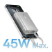 Baseus Батарея універсальна Baseus PicoGo 10000mAh 45W PD, QC, Galaxy Natural Titanium (P10076803853-00)