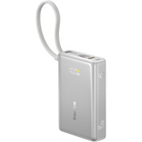Батарея універсальна Baseus PicoGo 10000mAh 45W PD, QC, Galaxy Natural Titanium (P10076803853-00)