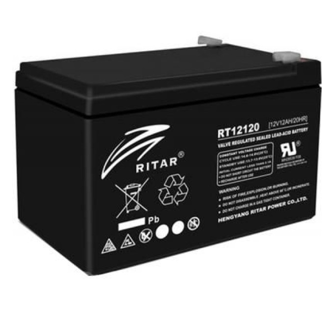 Ritar Батарея до ДБЖ Ritar AGM RT12120B, 12V-12Ah (RT12120B)