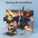 Vention Кабель мультимедійний DisplayPort to DisplayPort 1.5m V1.2 4K 60Hz 3D Dolby 7.1 Vention (HAKBG)