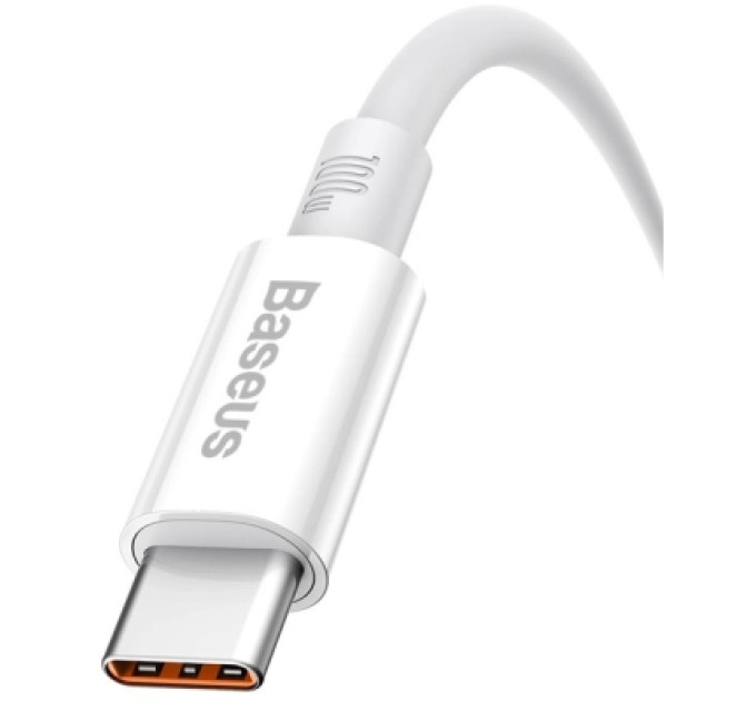 Baseus Дата кабель USB 2.0 AM to USB-C 2.0m Superior Fast Charging 100W moon white Baseus (P10320102214-03)