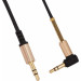 HOCO Кабель мультимедійний 3.5mm M to 3.5mm M 1.0m 90-degree UPA02 Black HOCO (6957531025665)
