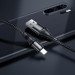 HOCO Дата кабель USB 2.0 AM to USB-C 1.0m 3A nylon X50 black HOCO (6931474734235)
