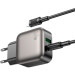 BOROFONE Зарядний пристрій BOROFONE BAS54A Absolute 1xUSB-C PD20W + 1xUSB QC3.0 + cable USB-C to Lightning Black (6941991116216)