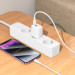 BOROFONE Зарядний пристрій BOROFONE BN27 Fuente 1xUSB-C PD20W + 1xUSB QC3.0 White (6941991120268)