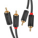 Ugreen Кабель мультимедійний 2xRCA M to 2xRCA M 2.0m AV104 black Ugreen (10518)