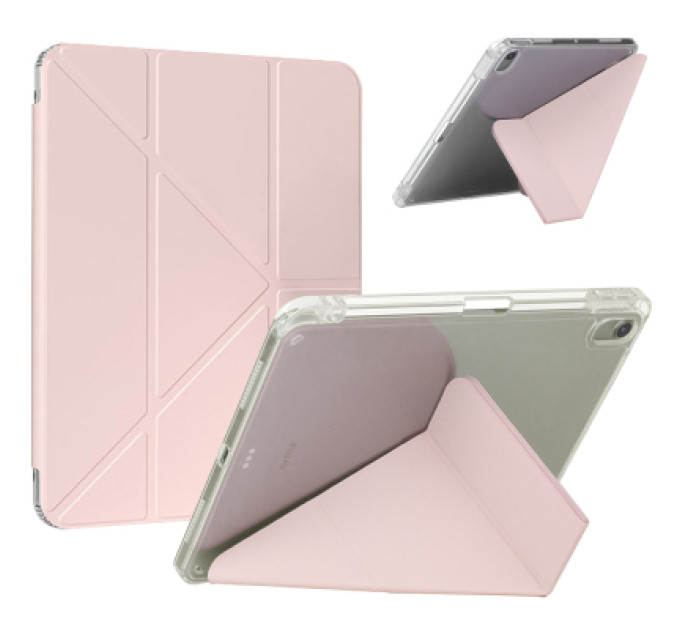 BeCover Чохол до планшета BeCover Ultra Slim Origami Transparent Apple iPad Air 11" M4 2026 Pink (715185)