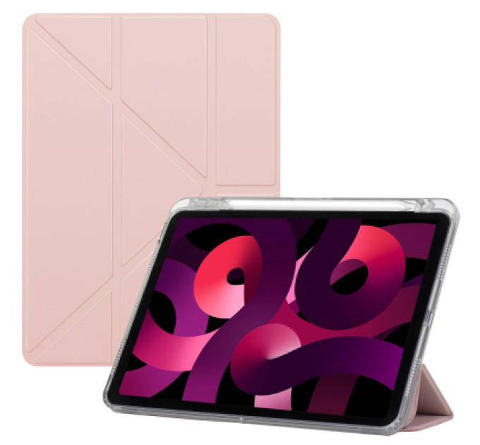 BeCover Чохол до планшета BeCover Ultra Slim Origami Transparent Apple iPad Air 11" M4 2026 Pink (715185)