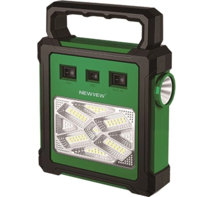 NEWVEW Ліхтар NEWVEW комплект NV-T260 Solar Panel 2400mAh (NWVW-NV-T260-GN)
