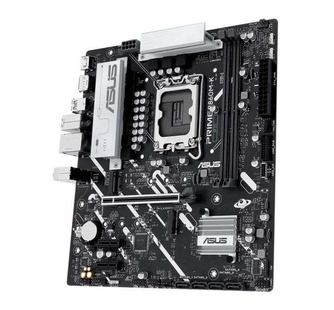 ASUS components Материнcька плата ASUS PRIME B860M-K s1851 B860 2xDDR5 M.2 DP HDMI Wi-Fi BT mATX