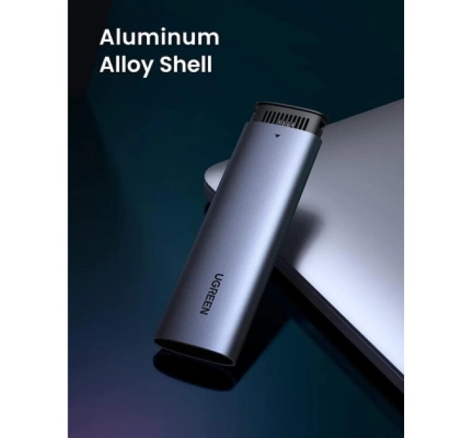 Ugreen Кишеня зовнішня Ugreen UGREEN USB-C to M.2 NGFF 5G Enclosure A TO C Cable 50cm (10903)