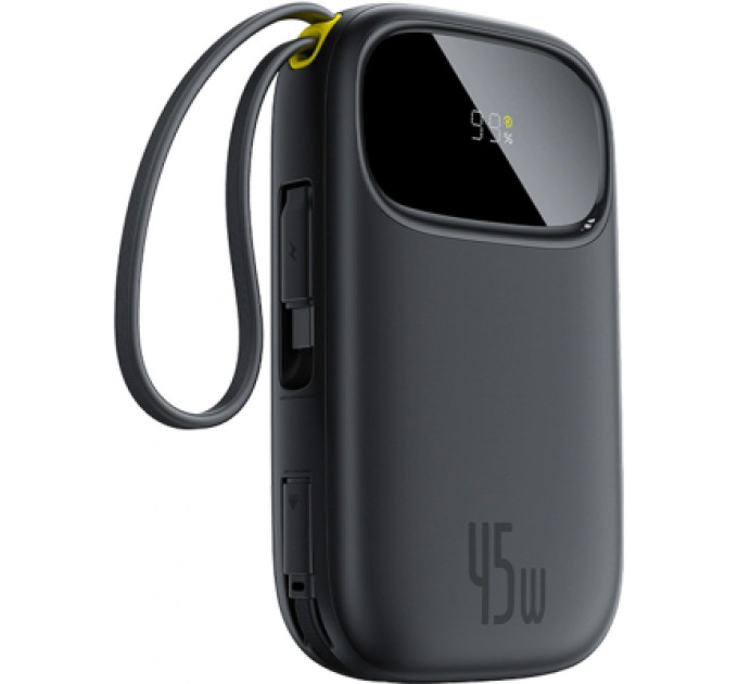 Baseus Батарея універсальна Baseus EnerFill FC31 20000mAh 45W, Digital Display, Cosmic Black (P10082105123-00)