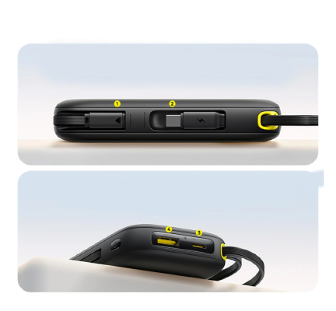 Baseus Батарея універсальна Baseus EnerFill FC31 20000mAh 45W, Digital Display, Cosmic Black (P10082105123-00)