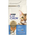 Purina Cat Chow Сухий корм для кішок Purina Cat Chow Feline 3 в 1 з індичкою 1.5 кг (7613034155139)